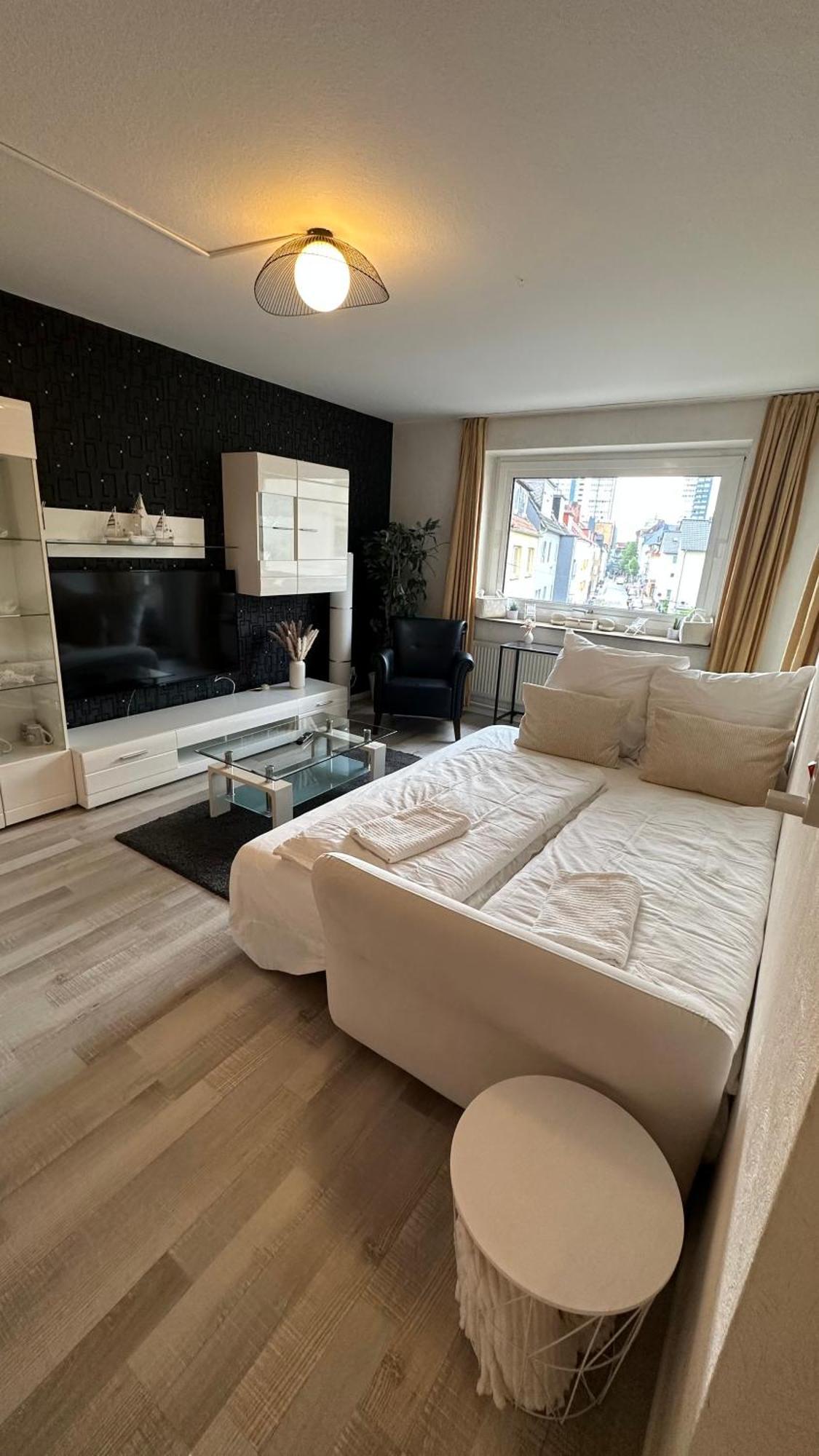 Fewo Am Deich 1 Zentral Mit Stadtblick Und Kontaktloser Check In Bremerhaven Zewnętrze zdjęcie